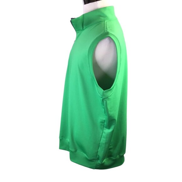 Carnoustie Performance Golf Vest 1/4 Zip XL Sleeveless Pullover Logo Mock Neck - Picture 4 of 9